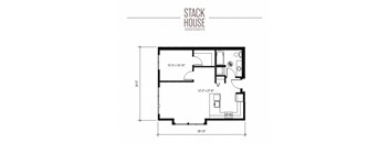 Stack House Apartments in Seattle, Washington A18 Floor Plan