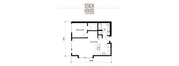 Stack House Apartments in Seattle, Washington A19 Floor Plan