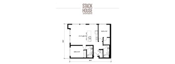 Stack House Apartments in Seattle, Washington B32 Floor Plan