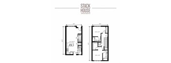 Stack House Apartments in Seattle, Washington B42 Floor Plan
