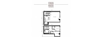 Stack House Apartments in Seattle, Washington B61 Floor Plan