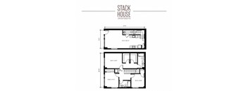 Stack House Apartments in Seattle, Washington C22 Floor Plan