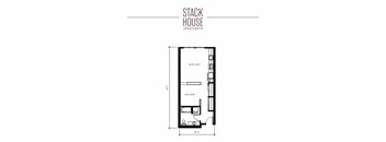 Stack House Apartments in Seattle, Washington S38 Floor Plan