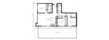 Stack House Apartments in Seattle, Washington 3x2 Floor Plan