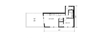 Stack House Apartments in Seattle, Washington 1x1 Floor Plan