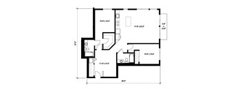 Stack House Apartments in Seattle, Washington 2x2 Floor Plan
