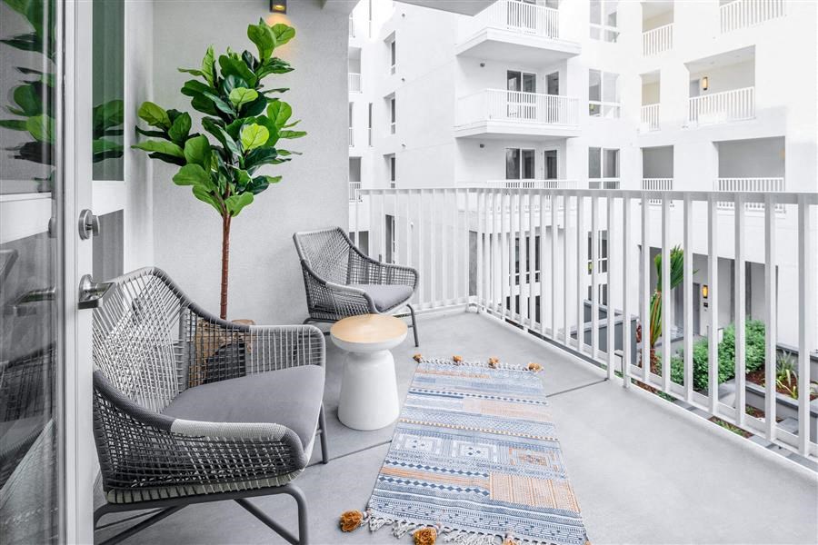 G12 Apartments Staged Patio