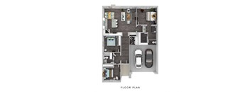 Starling Place 3 Bedroom 2 Bathroom Floor Plan
