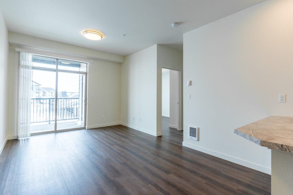 Stillwater Crossing Living Room with Private Patio