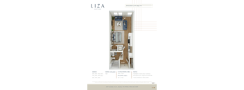 Liza Apartment 3D floor plan - studio