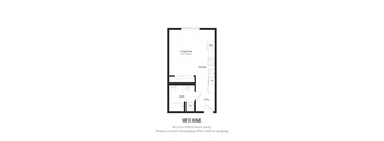 A floor plan of an MFTE home with income restrictions and a note to contact the leasing office before applying.