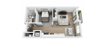 Boathouse Studio Apartment C