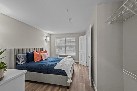 Studio Domain Apartments in Austin, Texas Model Bedroom