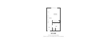 A floor plan of an MFTE home with income restrictions and a note to contact the leasing office before applying.