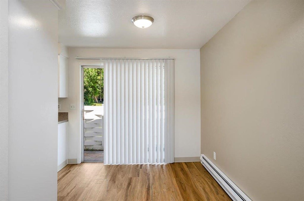 Sugar Pine Townhomes in Boise, Idaho Dining Room with Private Patio
