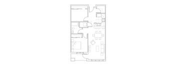 Sweetbriar Apartments in Seattle, Washington A5 Floor Plan