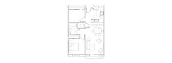 Sweetbriar Apartments in Seattle, Washington A6 Floor Plan
