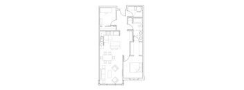 Sweetbriar Apartments in Seattle, Washington D2 Floor Plan