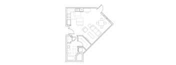 Sweetbriar Apartments in Seattle, Washington S3 Floor Plan