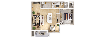 The Goat at Broadmoor in Pasco, Washington A2 Floor Plan