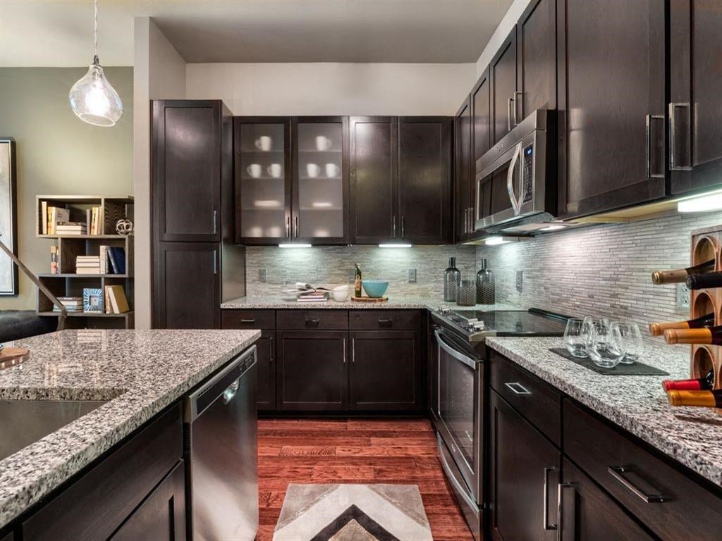 Lyra on McKinney Model Kitchen with Island