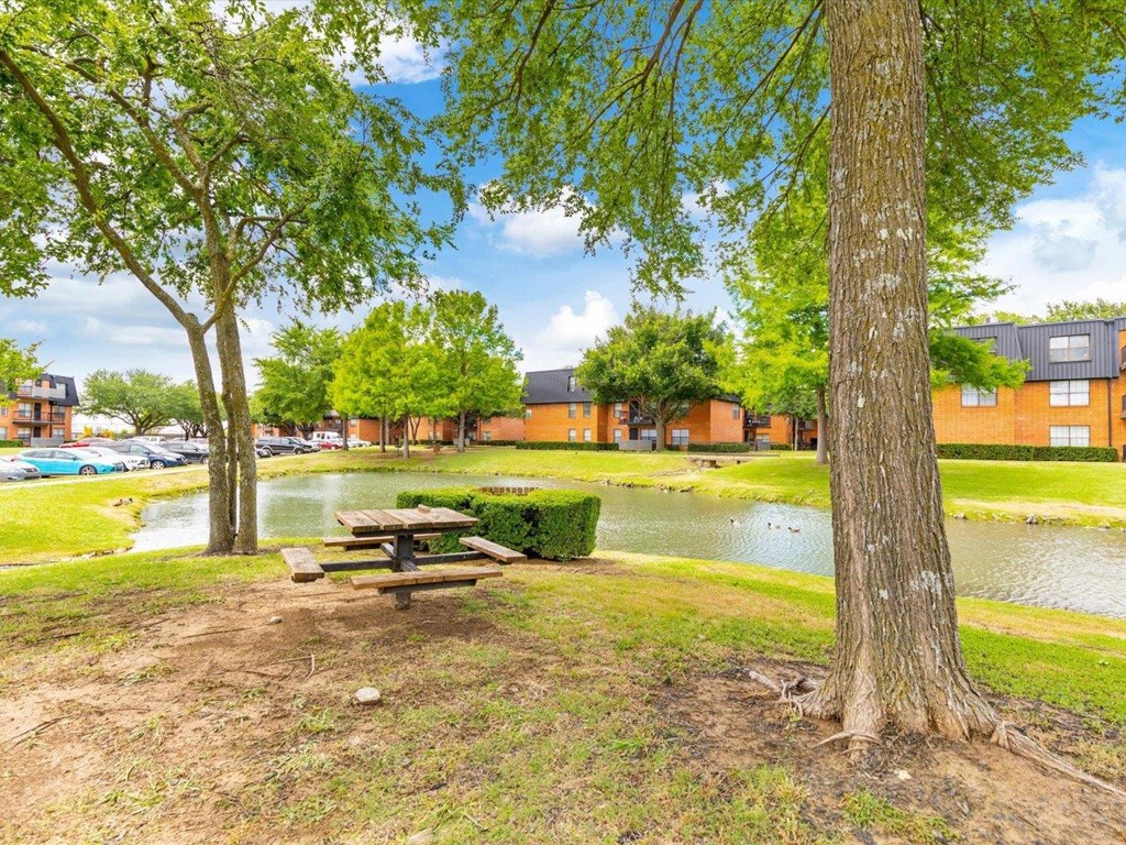 The Annex Courtyard with Bench