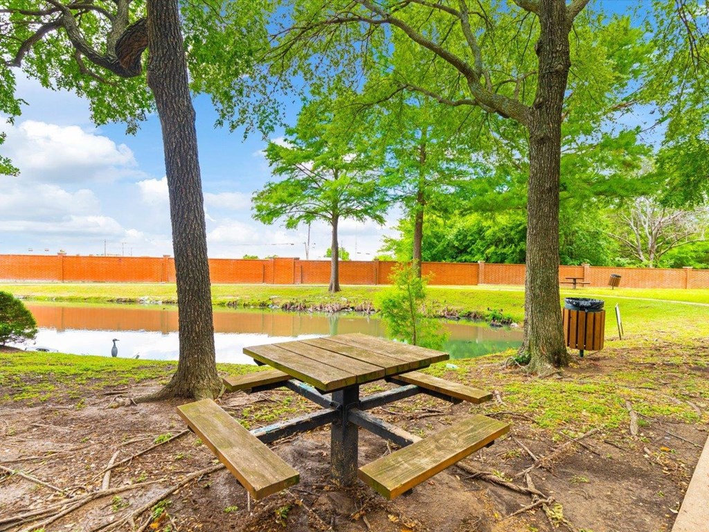 The Annex Courtyard with Bench