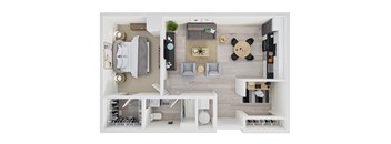 The Annex Bozeman 1x1 C Floorplan