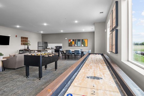 The Annex of Bozeman Apartments in Bozeman, Montana Clubhouse Lounge with Games