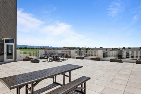 The Annex of Bozeman Apartments in Bozeman, Montana Rooftop Patio