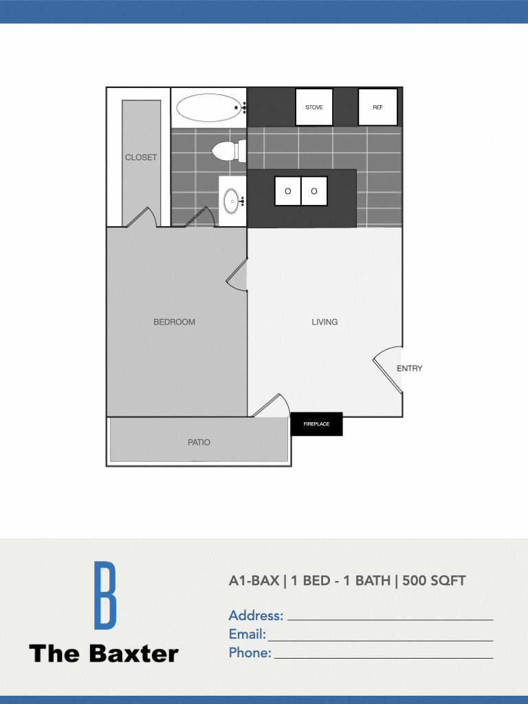 The Baxter A1 Floor Plan