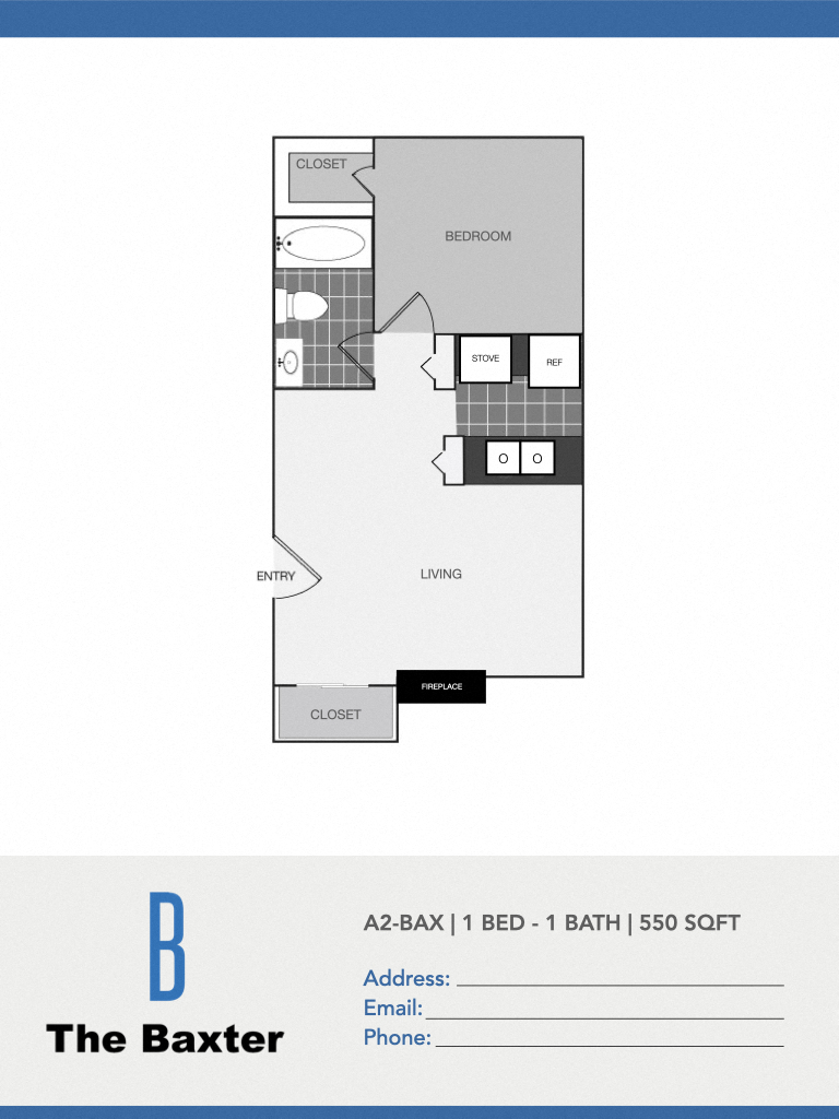 The Baxter A2 Floor Plan
