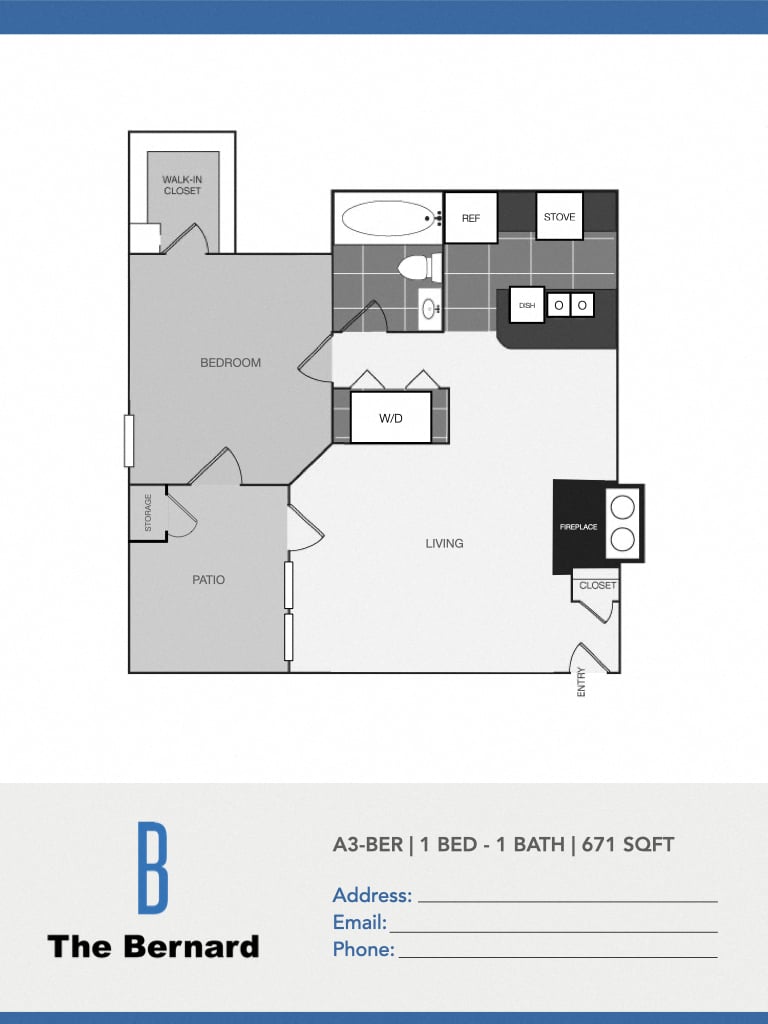 The Bernard A3 Floor Plan
