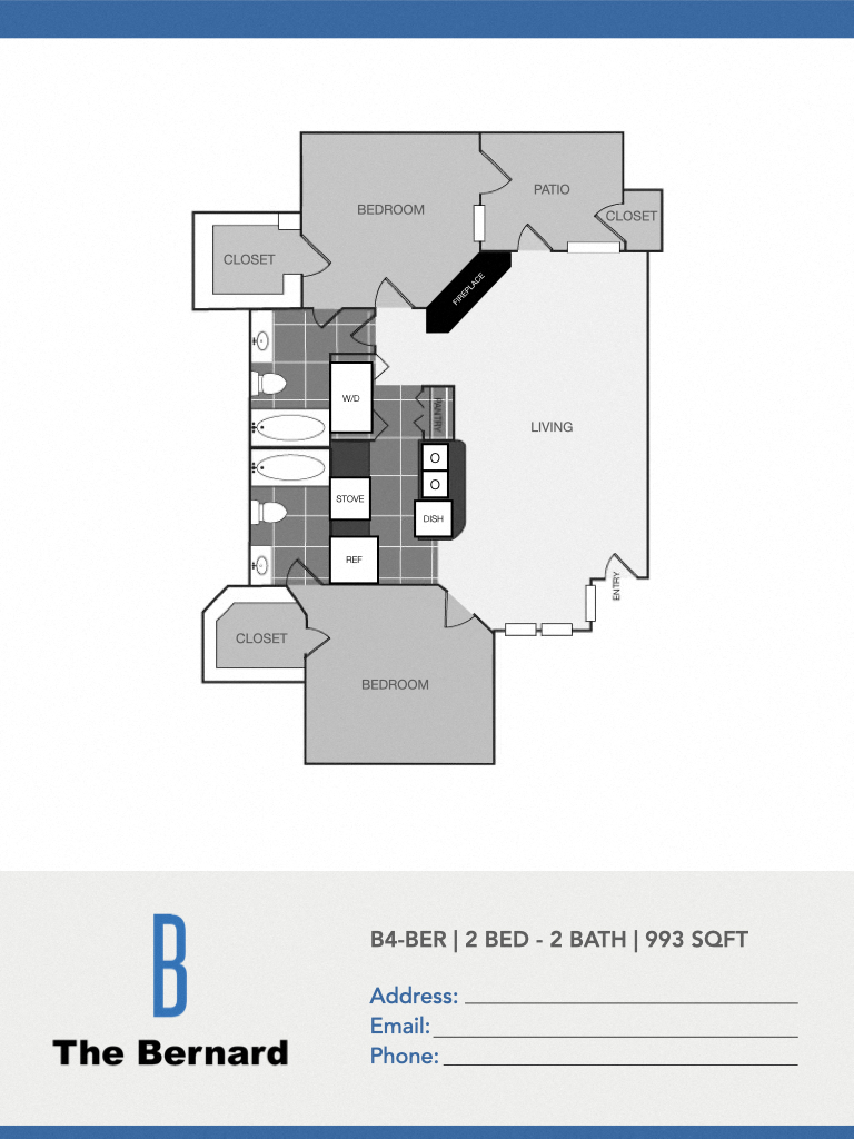 The Bernard B4 Floor Plan