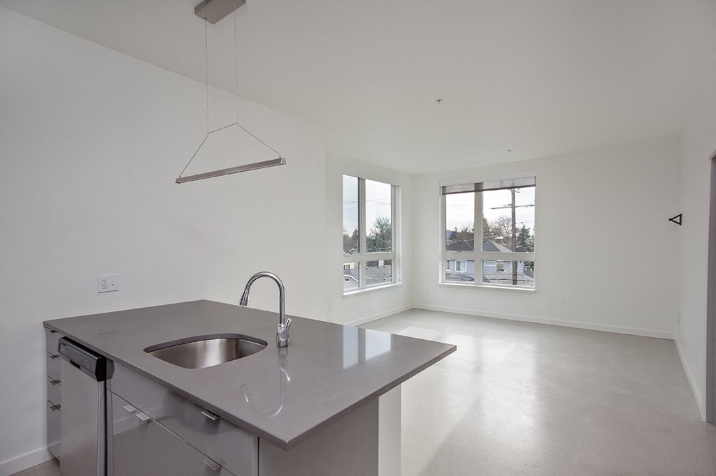 The Bridgetown Kitchen Into Living Room