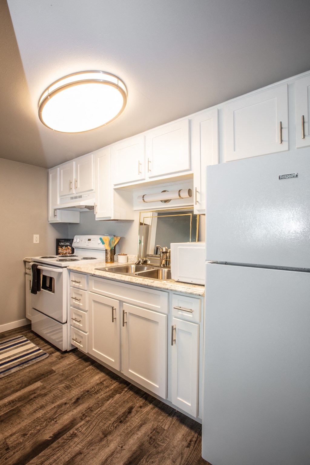 The Broadmoor kitchen with refrigerator