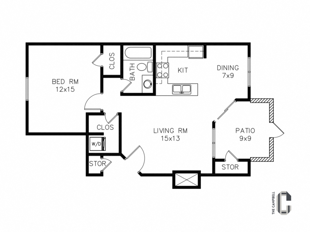 The Campbell A2 Floor Plan