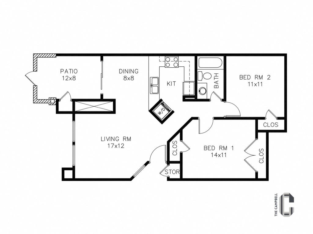 The Campbell B1 Floor Plan