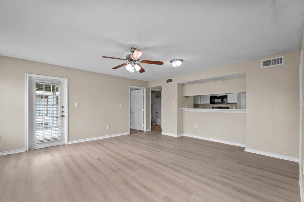 The Camilla Apartments in Mesquite, Texas Living Room and Kitchen