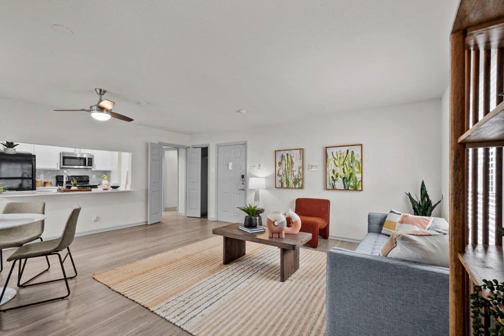 The Camilla Apartments in Mesquite, Texas Model Living Room
