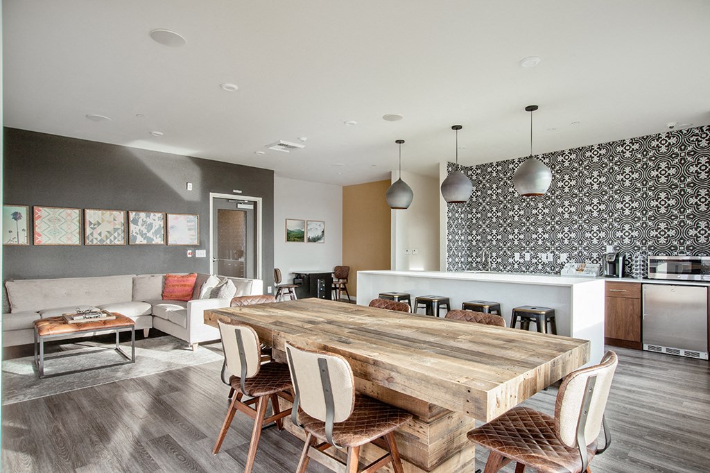The Century Community Kitchen and Dining Area