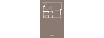A floor plan of a unit E is displayed.