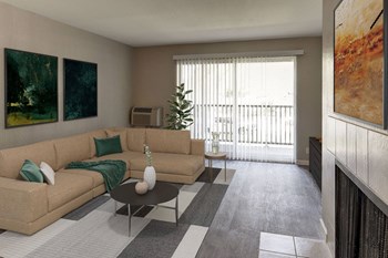 The Crest at Pleasant Hill Model Living Room - Photo Gallery 4