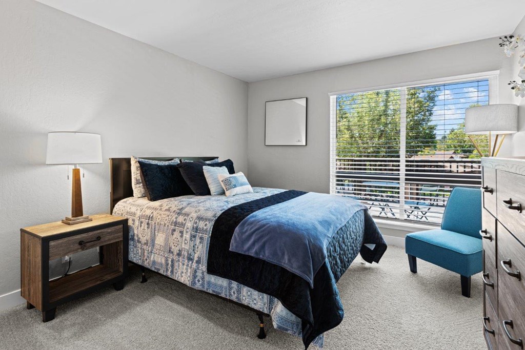 The Crest Pleasant Hill Apartments in California Model Bedroom