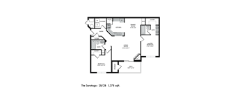 The Crossings at Chapel Hill Saratoga Floor Plan