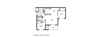 The Crossings at Chapel Hill Del Mar Floor Plan