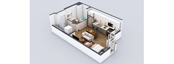 The Fifty Five Fifty 3D Floor Plan - A1