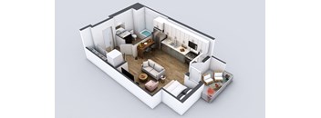 The Fifty Five Fifty 3D Floor Plan - A9
