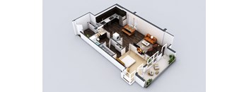 The Fifty Five Fifty A2 Floor Plan