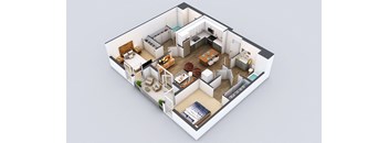 The Fifty Five Fifty B1 Floor Plan